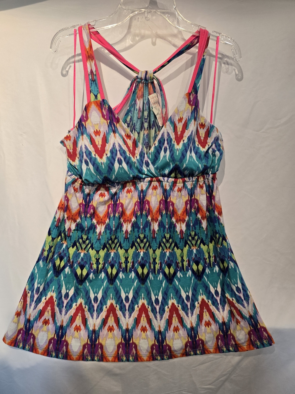 Womens Strappy Colorful Tank